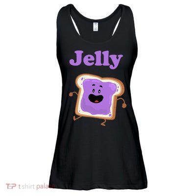 Dancing Jelly Peanut Butter And Jelly Ladies Essential Flowy Tank