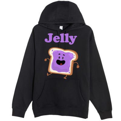Dancing Jelly Peanut Butter And Jelly Premium Pullover Hoodie