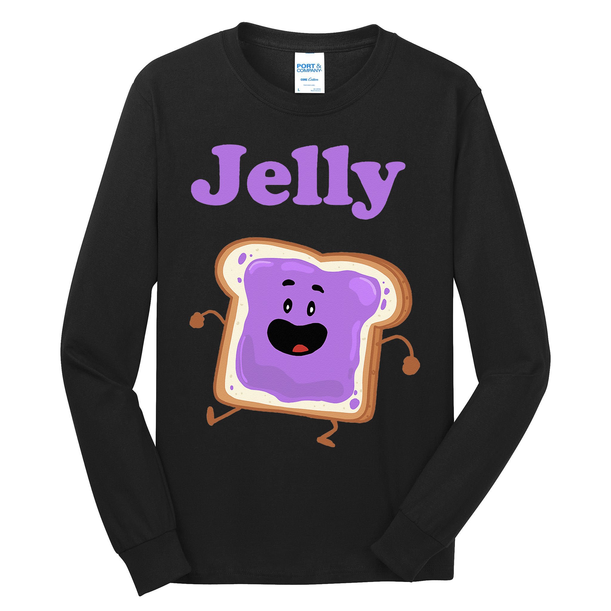 Dancing Jelly Peanut Butter And Jelly Tall Long Sleeve T-Shirt