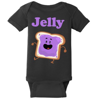 Dancing Jelly Peanut Butter And Jelly Baby Bodysuit