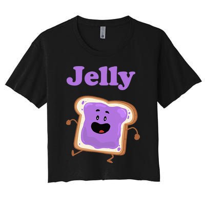 Dancing Jelly Peanut Butter And Jelly Crop Top