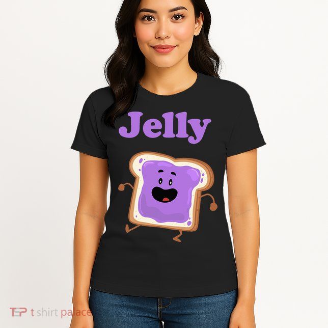 Dancing Jelly Peanut Butter And Jelly Womens T-Shirt