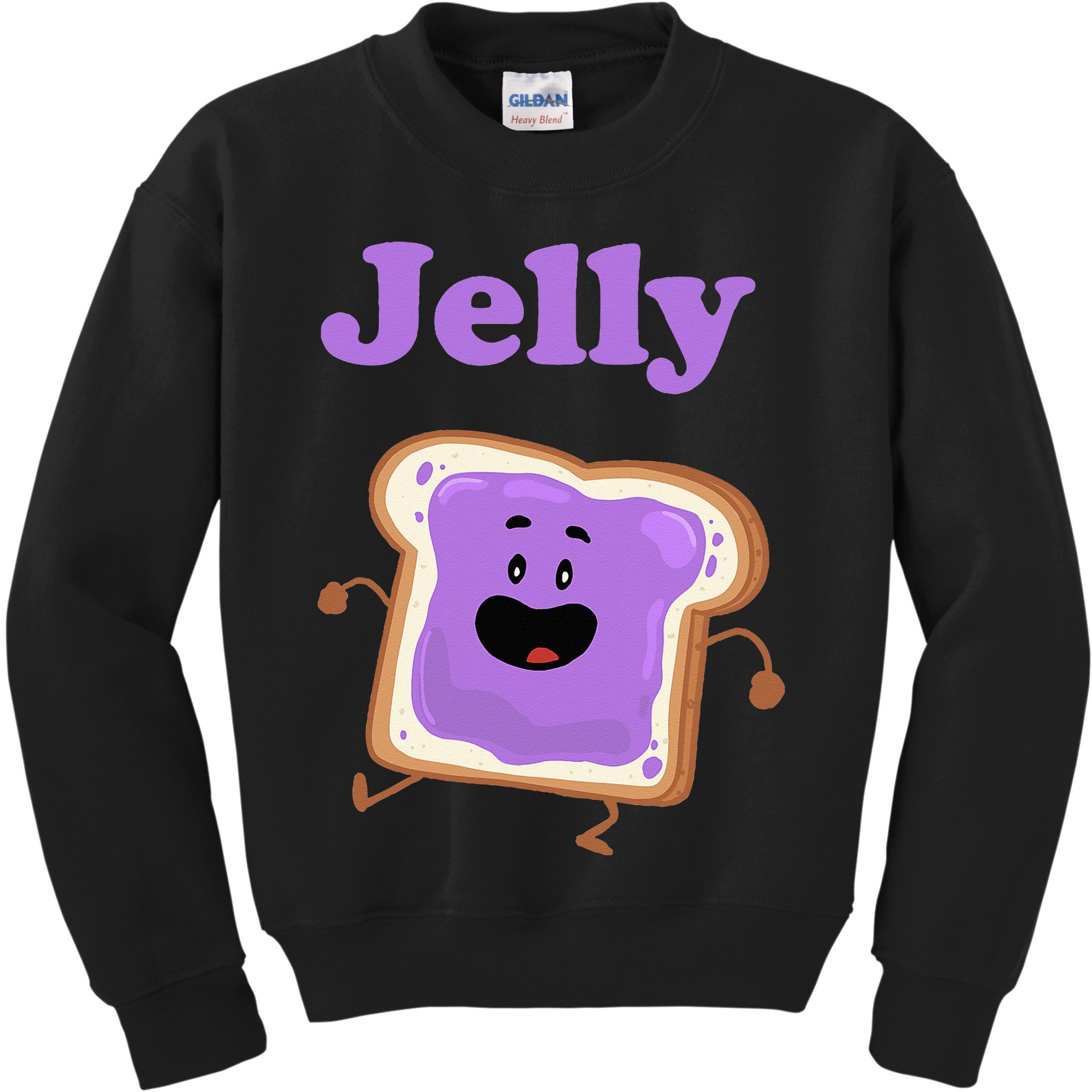 Dancing Jelly Peanut Butter And Jelly Kids Sweatshirt