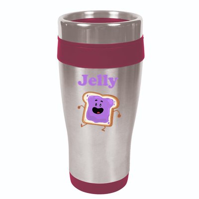 Dancing Jelly Peanut Butter And Jelly 16oz Travel Tumbler