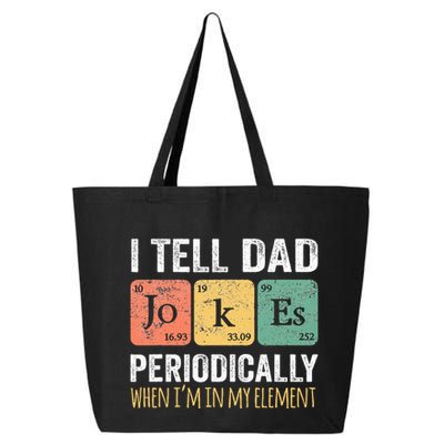 Dad Jokes Periodically Element 25L Jumbo Tote