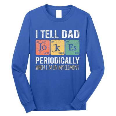 Dad Jokes Periodically Element Long Sleeve Shirt