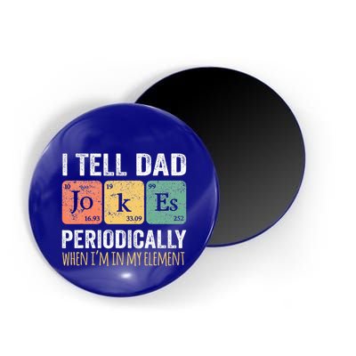 Dad Jokes Periodically Element Magnet
