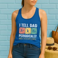 Dad Jokes Periodically Element Womens Tank Top