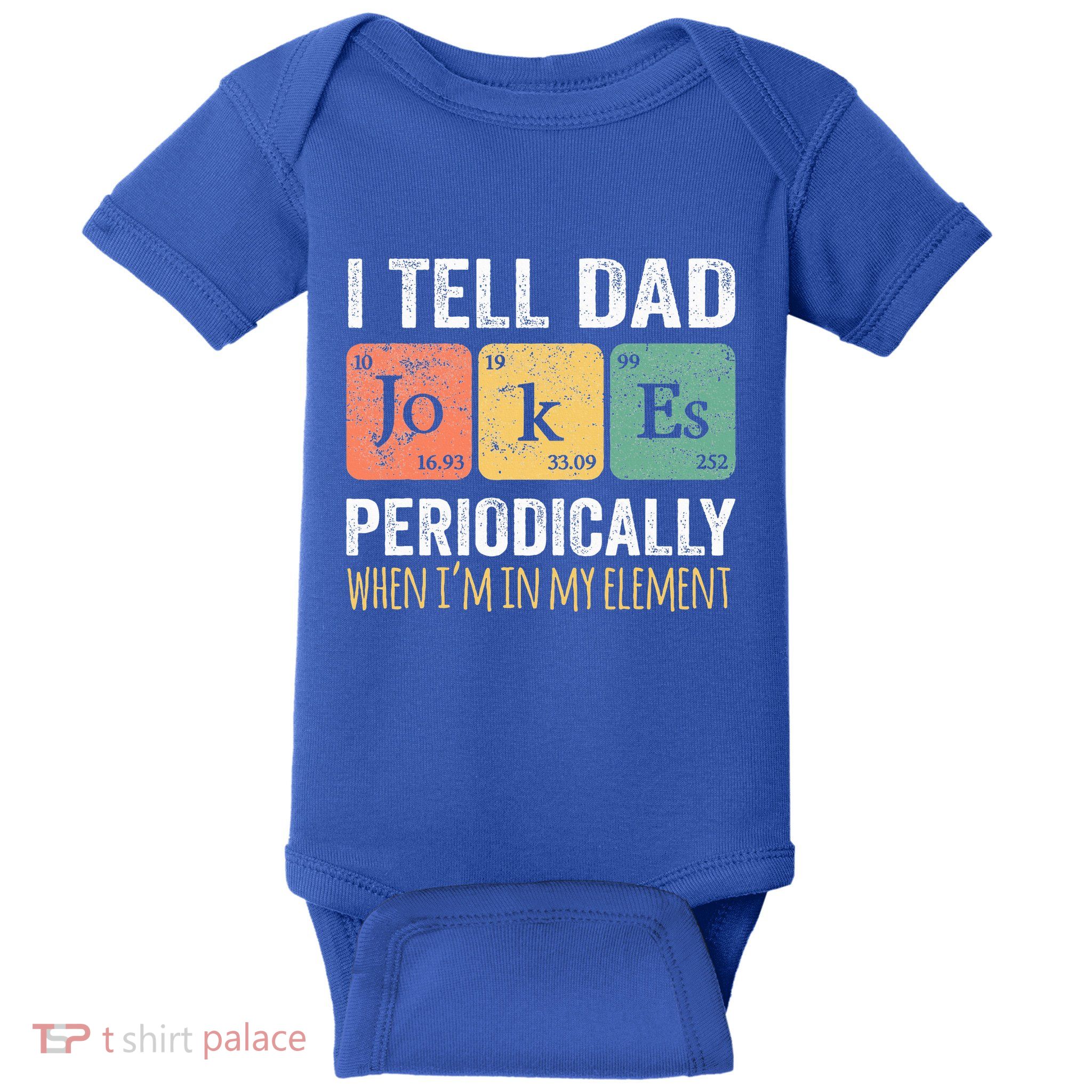 Dad Jokes Periodically Element Baby Bodysuit