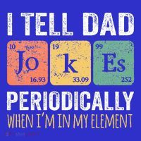 Dad Jokes Periodically Element Baby Bodysuit