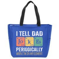 Dad Jokes Periodically Element Zip Tote Bag