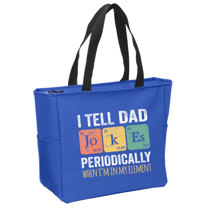 Dad Jokes Periodically Element Zip Tote Bag