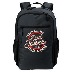 Dad Jokes Programmer Dad Nerdy Father Database Geeky Daily Commute Backpack