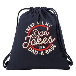 Dad Jokes Programmer Dad Nerdy Father Database Geeky Drawstring Bag