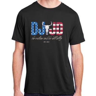 Dj Jd Ridin With The Outlaw And Hillbilly Trump 2024 Adult ChromaSoft Performance T-Shirt