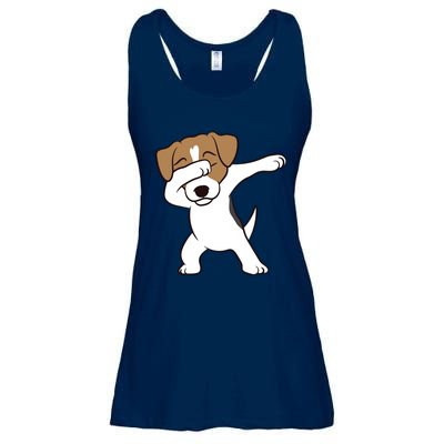 Dabbing Jack Russell Terrier Dog Dabbing Jack Russell Ladies Essential Flowy Tank