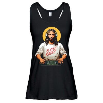 Dj Jesus Raves Ladies Essential Flowy Tank