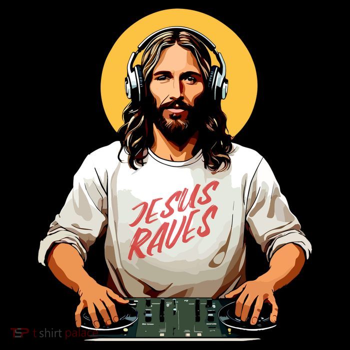 Dj Jesus Raves Tank Top