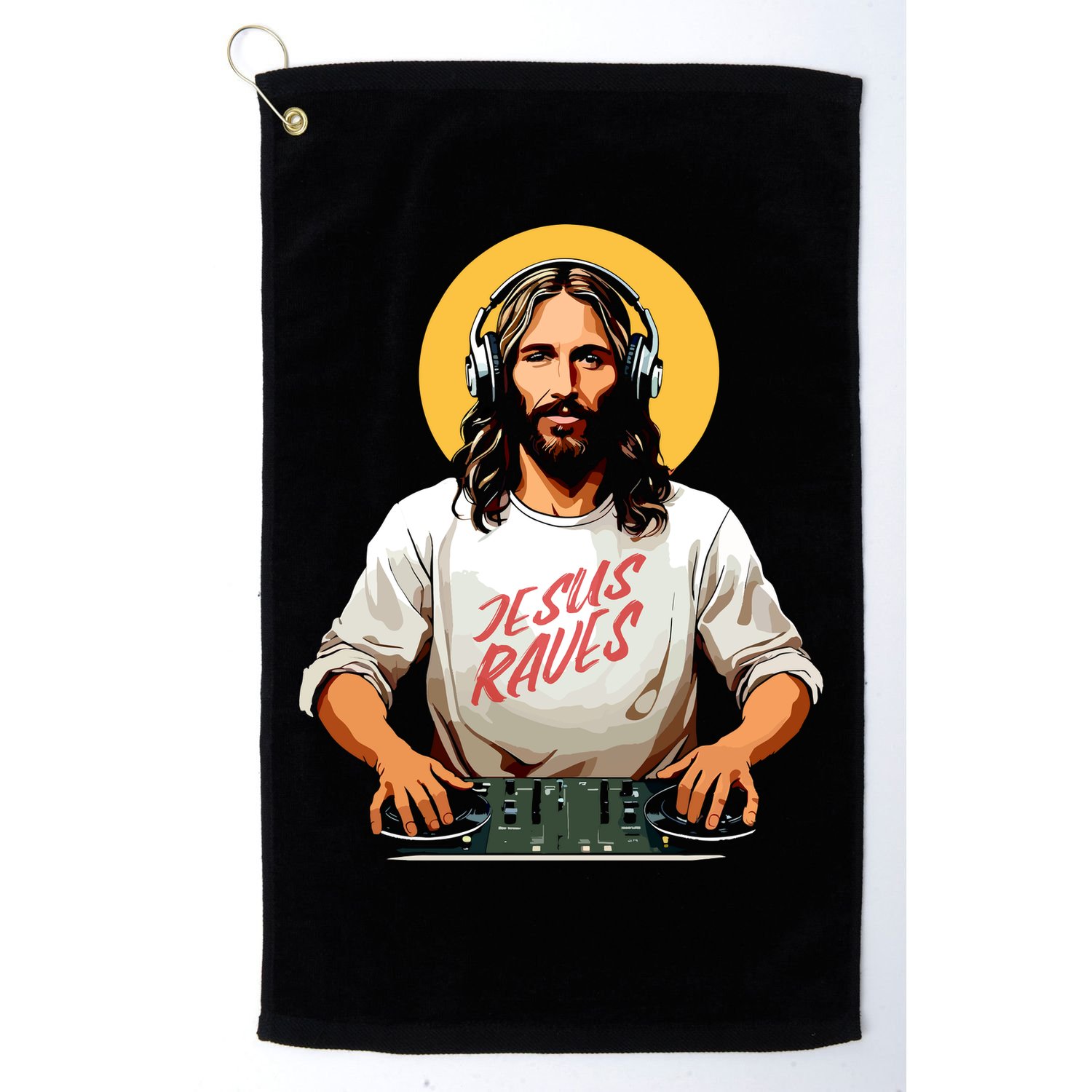 Dj Jesus Raves Golf Towel
