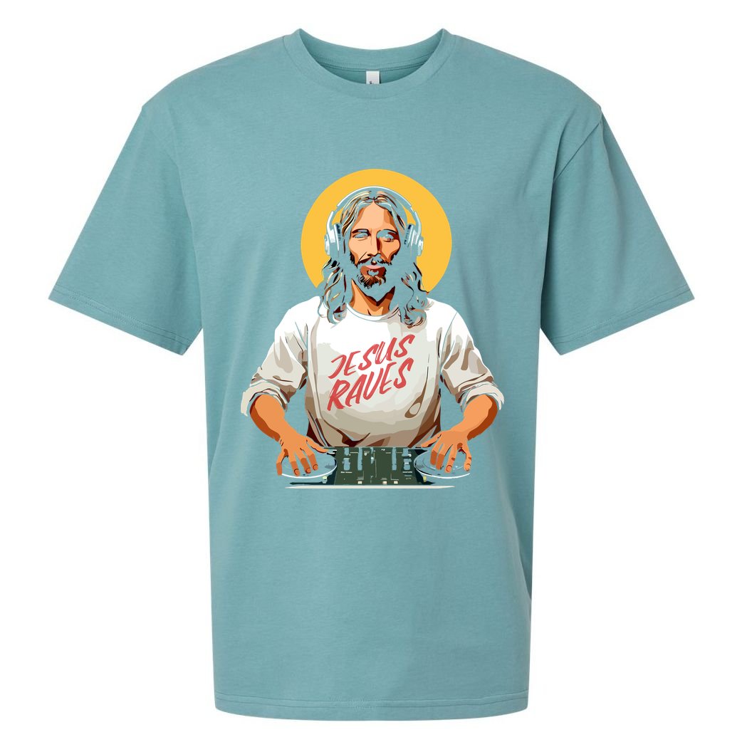 Dj Jesus Raves Sueded Cloud Jersey T-Shirt