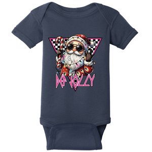 Def Jolly Santa Claus Merry Christmas Xmas Pajamas Holiday Baby Bodysuit