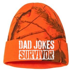 Dad Jokes Survivor Fathers Day Kati Licensed 12" Camo Beanie