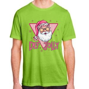 Def Jolly Santa Claus Merry Christmas Xmas Pajamas Holiday Adult ChromaSoft Performance T-Shirt