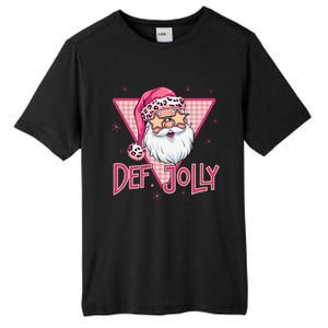 Def Jolly Santa Claus Merry Christmas Xmas Pajamas Holiday Tall Fusion ChromaSoft Performance T-Shirt