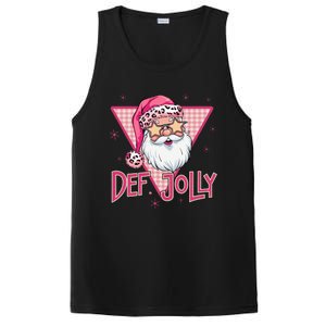 Def Jolly Santa Claus Merry Christmas Xmas Pajamas Holiday PosiCharge Competitor Tank