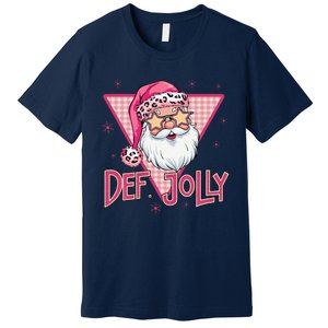 Def Jolly Santa Claus Merry Christmas Xmas Pajamas Holiday Premium T-Shirt