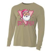 Def Jolly Santa Claus Merry Christmas Xmas Pajamas Holiday Cooling Performance Long Sleeve Crew