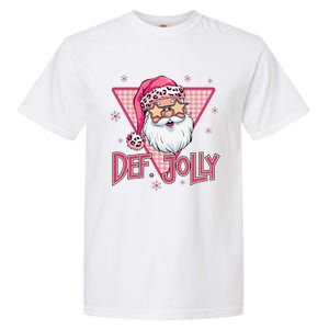 Def Jolly Santa Claus Merry Christmas Xmas Pajamas Holiday Garment-Dyed Heavyweight T-Shirt