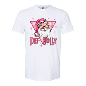 Def Jolly Santa Claus Merry Christmas Xmas Pajamas Holiday Softstyle CVC T-Shirt