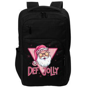 Def Jolly Santa Claus Merry Christmas Xmas Pajamas Holiday Impact Tech Backpack