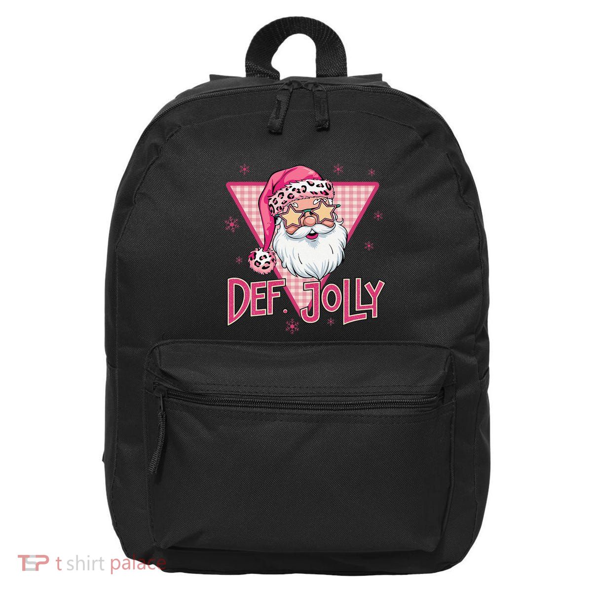 Def Jolly Santa Claus Merry Christmas Xmas Pajamas Holiday 16 in Basic Backpack