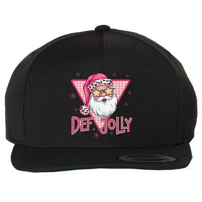 Def Jolly Santa Claus Merry Christmas Xmas Pajamas Holiday Wool Snapback Cap