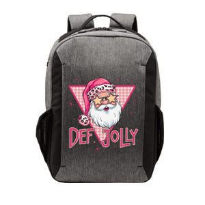 Def Jolly Santa Claus Merry Christmas Xmas Pajamas Holiday Vector Backpack