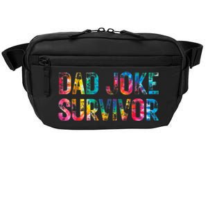 Dad Joke Survivor Tie Dye Matching Father Son Dad Humor Crossbody Pack