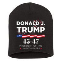 Donald J. Trump 45 47 President Inauguration Day 2025 Short Acrylic Beanie