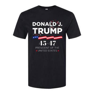 Donald J. Trump 45 47 President Inauguration Day 2025 Softstyle CVC T-Shirt