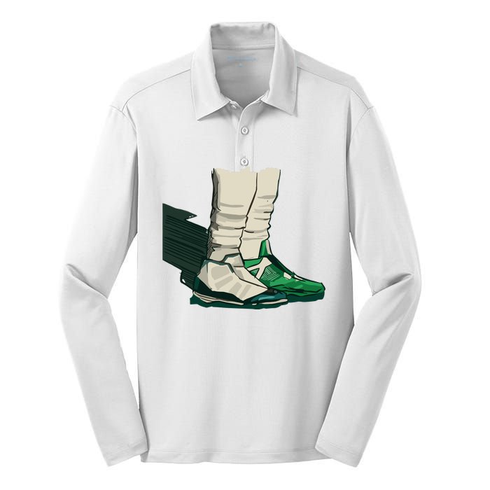 Dhwani Jalen Twoshoes Hurts Silk Touch Performance Long Sleeve Polo