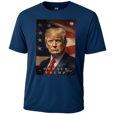 Donald J Trump 45th President Of The United States Portrait Performance Shirt