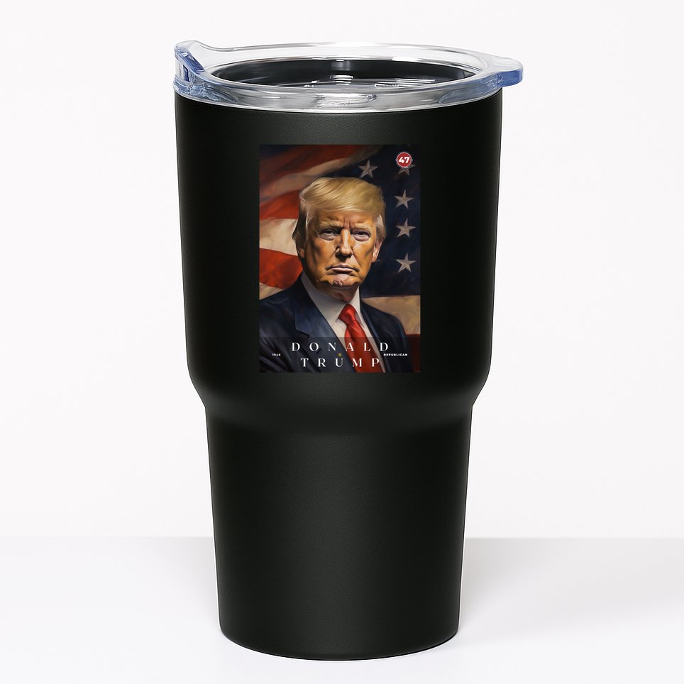 Donald J Trump 47th President Of The United States Portrait Tumbler