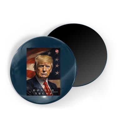 Donald J Trump 47th President Of The United States Portrait Magnet