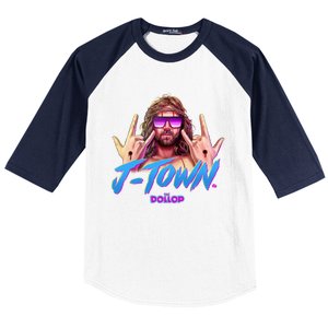 Dollop J Town Baseball Sleeve Shirt