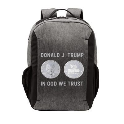 Donald J. Trump Silver Coin In God We Trust Silver Medallion Vector Backpack