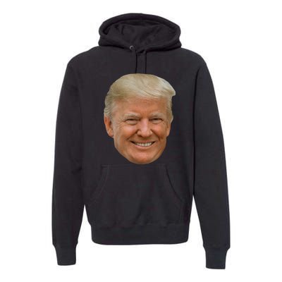 Donald J Trump The President's Face On A Meme Premium Hoodie