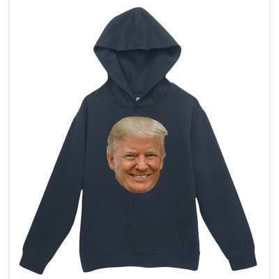 Donald J Trump The President's Face On A Meme Urban Pullover Hoodie