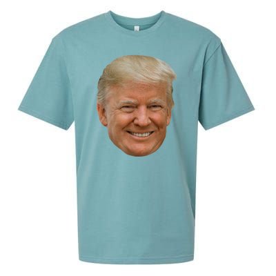 Donald J Trump The President's Face On A Meme Sueded Cloud Jersey T-Shirt