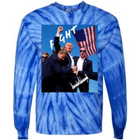 Donald J. Trump Trump 2024 Signature Edition Tie-Dye Long Sleeve Shirt